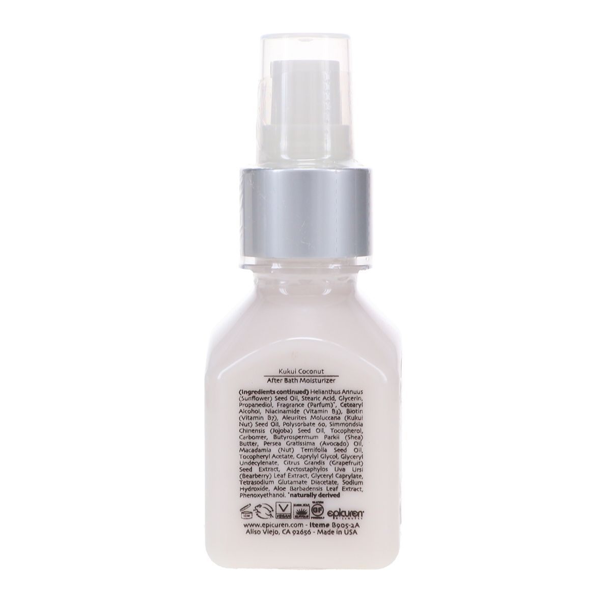 Epicuren Discovery Kukui Coconut After Bath Moisturizer 2 oz - thumbnail 5