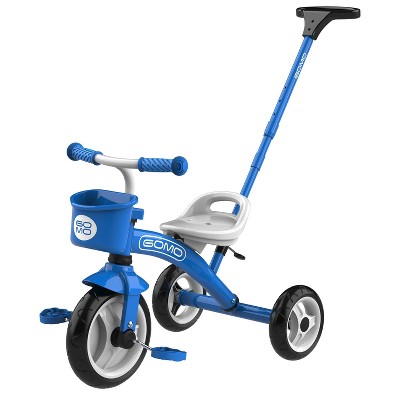 Gomo Ride-on Toy 2 1 - : Convertible Blue Target In Trike