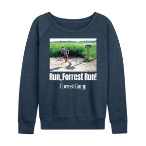 Women's - Forrest Gump - Run Forrest Run Lightweight French Terry Slouchy - 1 of 4