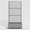 PexFix Outdoor Metal Trellis with Planter Box - 3 of 4