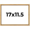 PosterPalooza | Classic Modern Gold Picture Frame - UV Acrylic, Backing Board, Hanging Hardware Included - 2 of 4