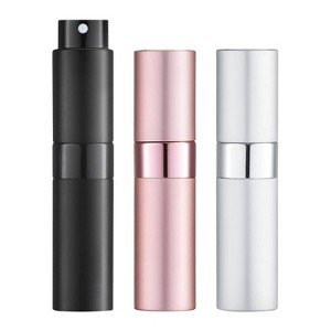Maison Products Refillable Perfume Atomizer 3PCS – Leakproof Travel-Size Spray Bottle, TSA Approved for Purse, Pocket & Travel - 1 of 4