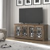 Galano Calidia 4 Door Wide Tv Stand - Knotty Oak - 3 of 4