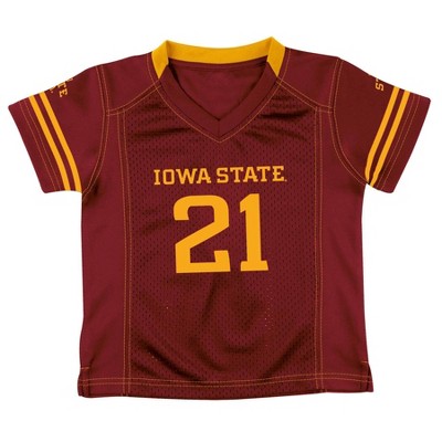 NCAA Iowa State Cyclones Boy's Short Sleeve V-Neck Replica Jersey