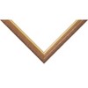 Designer Walnut with Gold Single Image Picture Frame - 3 of 4