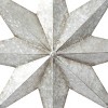 Metal Compass Wall Decor with Distressed Copper Like Finish Silver - Olivia & May: Iron Frame, Vertical Orientation, Farmhouse Style - 4 of 4