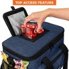 OPUX Soft Cooler Bag, Insulated Collapsible Lunch Tote for Men Work Camping Travel Beach, Portable Leakproof Large Box - 4 of 4