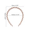 Unique Bargains Women's Classic Elegant Frosted Headband 5.51"x4.72" 1 Pc - 3 of 4