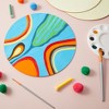 Juvale Unfinished Wood Round Circle Cutouts, 12 Inch Wooden Discs for Crafts, Projects, Wood Burning, Painting, Decor (8 Pack) - 3 of 4