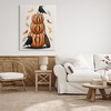 Stupell Industries Boo Ravens Pumpkin Stack Canvas Art - 3 of 4