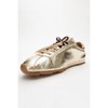 Crea - Gold Leather Sneakers (Women) | Forever & Always Shoes - 4 of 4