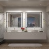 Apmir Super Bright Front & Back LED Lighted Anti-Fog Aluminum Alloy Framed Tempered Glass Bathroom/Vanity Mirror with ETL & 3-Year Warranty - 3 of 4