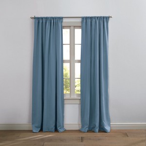 BrylaneHome BH Studio Room-Darkening Rod-Pocket Panel - 1 of 4