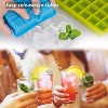 LunaLulinlk Silicone Ice Cubes with Lids for Freezers 3 Pack Mini Ice Cubes 24 Ice Cubes per Cube for Cocktails Whiskey Chocolate - 4 of 4
