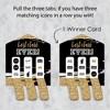 Big Dot of Happiness Reunited - School Class Reunion Party Game Pickle Cards - Pull Tabs 3-in-a-Row - Set of 12 - 3 of 4