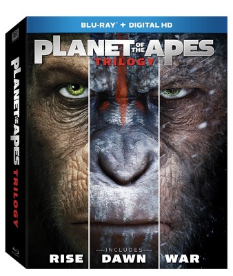 Planet of the Apes Trilogy (Blu-ray + Digital)