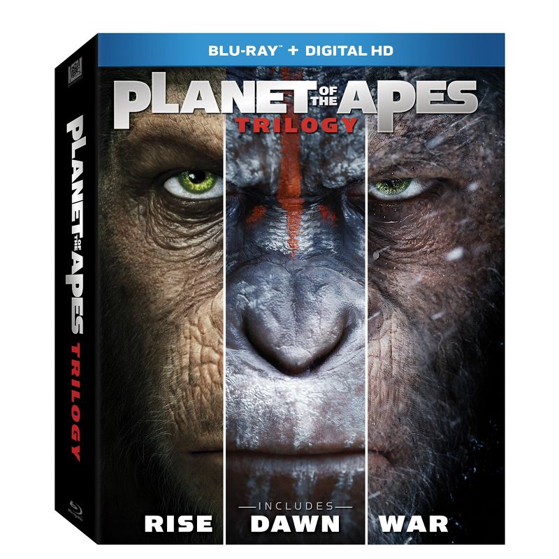 Planet of the Apes Trilogy (Blu-ray + Digital), 1 of 2