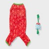 Santa Dog and Cat Pajama - Wondershop™ - 4 of 4