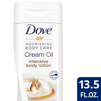 Dove Nourishing Body Care Cream Oil Intensive Body Lotion - 13.5oz