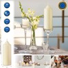 Spaas Small Pillar Candles, 20 Pack Dripless Long-Burning Candles - 1.5" x 4.3" - 2 of 4