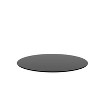 Bencmate Coffee Tables Round Glass Table Top For Living Room, Office, Tabletop Only, Anti-Impact, Heat-Resistant Glass, Black, 30"*30"*0.24" - 2 of 4