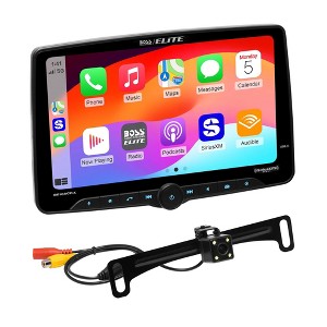 Boss BE10ACP.XC Single-DIN, Wired Apple CarPlay & Android Auto, SXM, Mech-less Multimedia Player (no CD/DVD) 10.1" Touchscreen Bluetooth + Rear-Vie... - 1 of 4