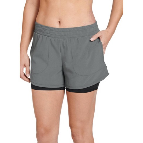 Yogalicious Womens Lightstreme Hybrid Backflip Short With Pockets - Lily  Pad - Large : Target