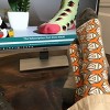 Stylish and Unique Orange & Grey Geometric Socks from the Sock Panda (Men's Sizes Adult Large) - 2 of 4