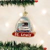 Old World Christmas Blown Glass Ornament for Christmas Tree, St. Louis Arch - 2 of 2