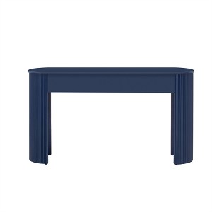 COWLOWN Modern Fluted Console Table with Storage, Entryway Table with 2 Drawers for Living Room & Hallway - 1 of 4