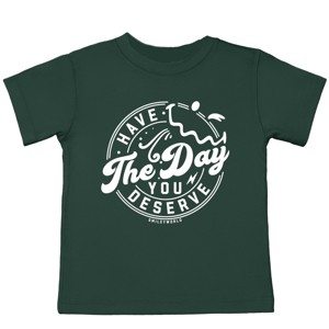 The Juniper Shop SmileyWorld Have The Day You Deserve Circle Toddler Short Sleeve Tee - 1 of 4