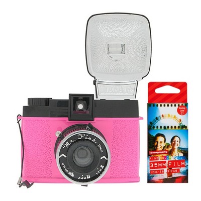 Lomography Diana F+ Camera and Flash (Mr. Pink Edition) with Color Films