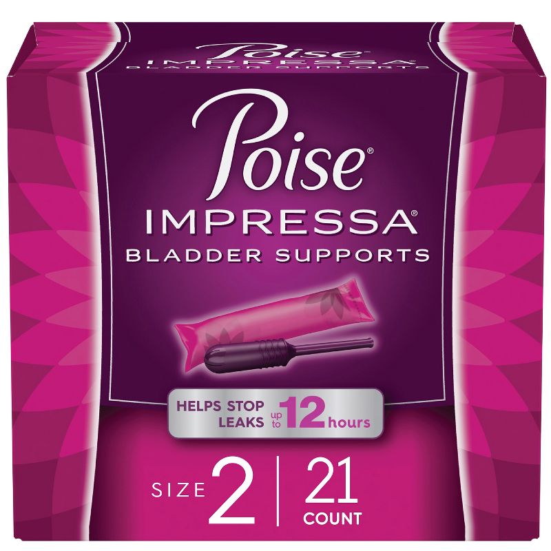 Poise Impressa Incontinence Bladder Control Support for Women - 21ct, 1 of 13