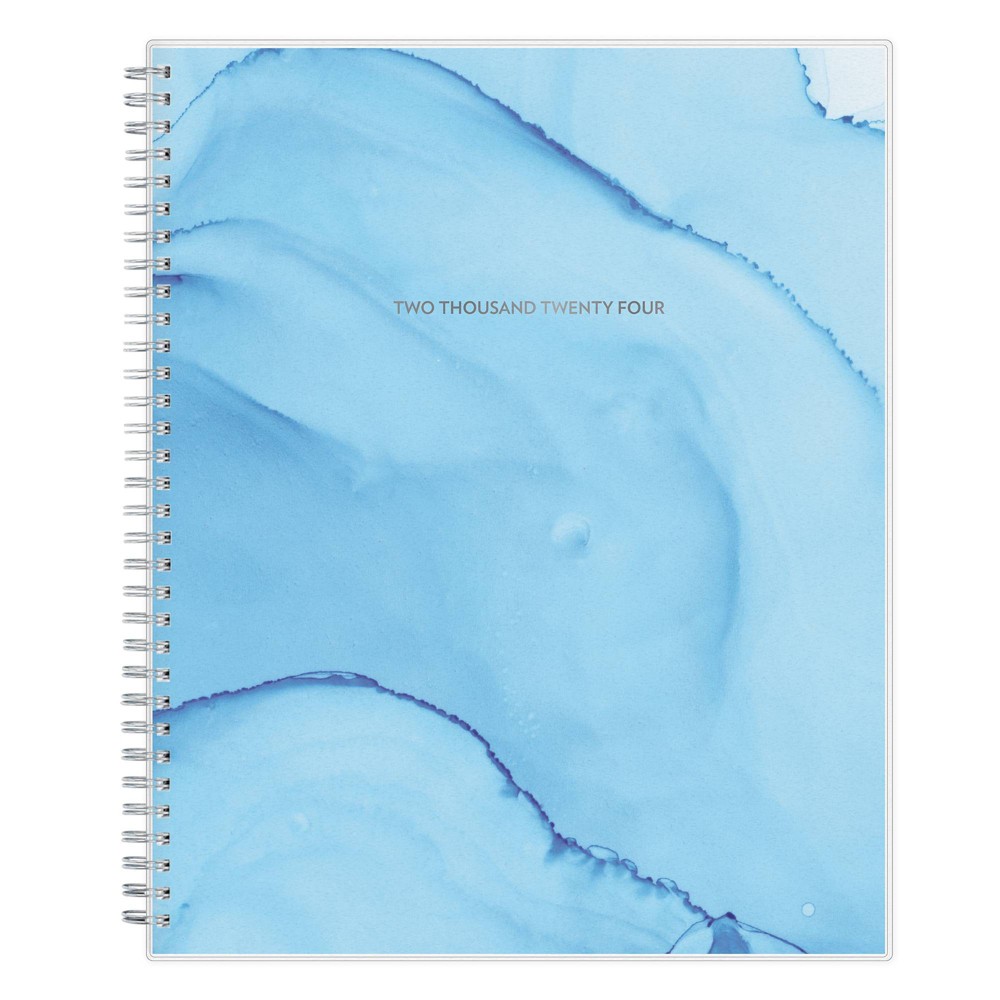 (case of 24 pcs) blue sky 2024 planner 8.5"x11" weekly/monthly frosted cover whitney cool