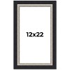PosterPalooza | Embellished Black Picture Frame - UV Acrylic, Foam Board Backing, Hanging Hardware - 2 of 4