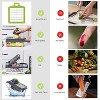 Attop 16-in-1 Multi-Function Vegetable Chopper with 8 Blades, Slicer, Dicer, Onion, Carrot Chopper, and More - with Container (Gray) - 4 of 4