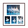 PosterPalooza | Brown Finish Collage Frame - White Mat, 20 Frame Sizes to Choose From, UV Acrylic - 4 of 4