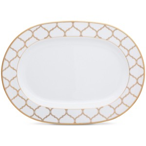 Noritake Eternal Palace Gold Oval Platter - 1 of 2