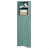 NicBex Tall Corner Bathroom Storage Cabinet with Doors and Adjustable Shelves,Freestanding Storage Cabinet with MDF Board for Bathroom - 2 of 4