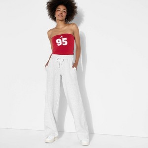 Women's Mid-Rise Barrel Joggers - Wild Fable™ - 1 of 3