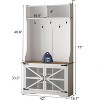 GustoWave Entryway Storage Cabinet Hall Tree for Hallway Bedroom - 2 of 4