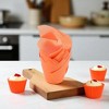 Unique Bargains Flame Shape Disposable Baking Cups Greaseproof Paper 1.97"x3.15" 50 Pcs - 2 of 4