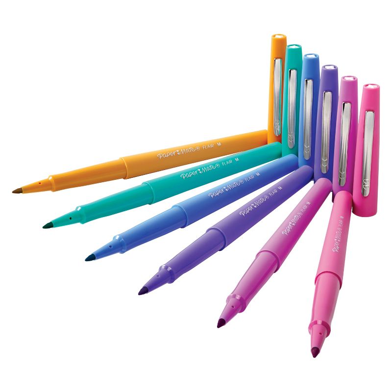 Paper Mate Flair Candy Pop 6pk Felt Pens 0.7mm Medium Tip Multicolored, 3 of 19