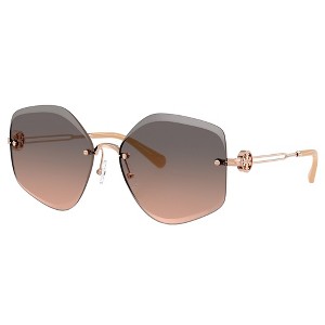 Tory Burch TY 6111 3358G9 Womens Irregular Sunglasses Light Rose Gold 58mm - 1 of 3