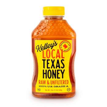Kelley's Local Texas Raw & Unfiltered Honey - 24oz