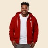 Dalix Cappuccino Embroidered Zip Hoodie Fleece Long Sleeve Pocket Warm Soft Mens - 3 of 4