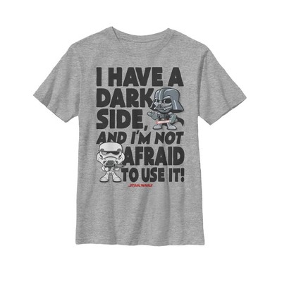 Youth Star Wars Dark Side T-shirt/disney Snacks/darth 