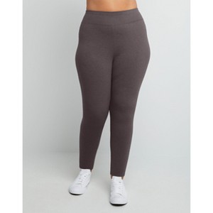 Hanes Just My Size Women's Stretch Jersey Leggings, 25.5" (Plus Size) - 1 of 4