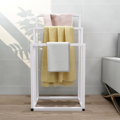 Metal Freestanding Towel Rack 3 Tiers Hand Towel Holder Organizer for Bathroom Accessories
