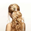 Unique Bargains Women's Splicing Ponytail Buckle Hair Clip 1 Pc - 2 of 4